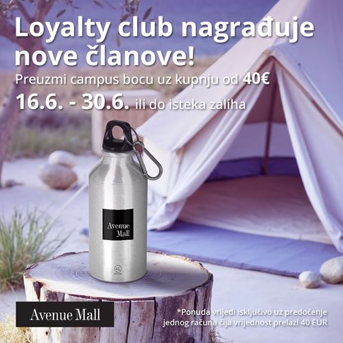 Loyalty club nagrađuje nove članove campus bocom